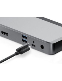 Alogic MX2 Docking Station - for Notebook/Monitor - 65 W - USB Type C - 2 Displays Supported - 4K, 5K - 3840 x 2160 - 4 x USB Po