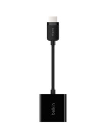 Belkin HDMI TO VGA Adapter - HDMI/USB/VGA/mini-phone A/V Cable for Audio/Video Device, TV, Monitor, Projector - First End: HDMI 