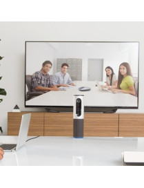 Logitech ConferenceCam Connect Video Conferencing Camera - Silver - USB - 1 Pack(s) - 1920 x 1080 Video - Auto-focus - 4x Digita