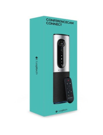 Logitech ConferenceCam Connect Video Conferencing Camera - Silver - USB - 1 Pack(s) - 1920 x 1080 Video - Auto-focus - 4x Digita