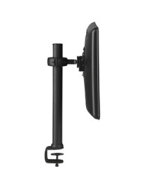 Atdec SD 16.5in pole desk mount with one display head - Loads up to 26.5lb - VESA 75x75, 100x100 - Quick display release - 20° a