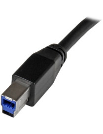 StarTech.com 10m 30 ft Active USB 3.0 USB-A to USB-B Cable - M/M - USB A to B Cable - USB 3.1 Gen 1 (5 Gbps) - Connect USB 3.0 d