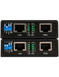 StarTech.com 10/100 VDSL2 Ethernet Extender Kit over Single Pair Wire � 1km - Extend your 10/100Mbps network by up to 1km over E