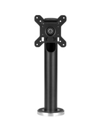 Atdec POS fixed height desk mount - Loads up to 40lb - VESA 75x75, 100x100 - Upgradeable - Optional 355, 270, 180, 90 or 0° pole