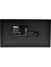 Tripp Lite 8-Port 10/100/1000 Mbps Desktop Gigabit Ethernet Unmanaged Switch, Metal Housing - 8 Ports - Gigabit Ethernet - 10/10