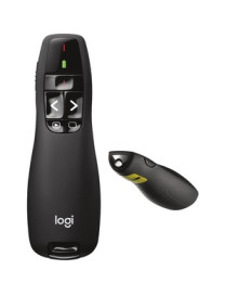 Logitech R400 Wireless Presenter - Laser - Wireless - Radio Frequency - 2.40 GHz - Black - 1 Pack - USB