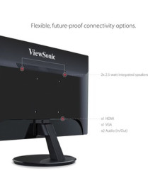 Viewsonic 24" Display, IPS Panel, 1920 x 1080 Resolution - 24.00" (609.60 mm) Class - In-plane Switching (IPS) Technology - 1920