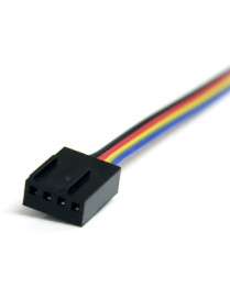 StarTech.com 12in 4 Pin Fan Power Extension Cable - Extend the connection distance of a 4-pin cooling fan by 12 inches - 1ft cas