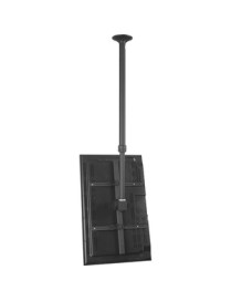 Atdec ceiling mount for large display, long pole - Loads up to 143lb - Back - Universal VESA up to 800x500 - Upgradeable - 360° 