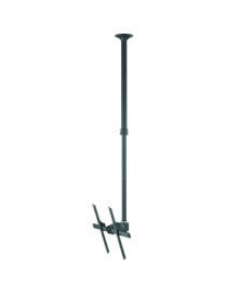 Atdec ceiling mount for large display, long pole - Loads up to 143lb - Back - Universal VESA up to 800x500 - Upgradeable - 360° 