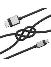 ALOGIC Ultra USB-C to HDMI with 100W PD Cable - Male to Male - 1m - 3.3 ft HDMI/USB-C A/V Cable for Notebook, Computer, Monitor,