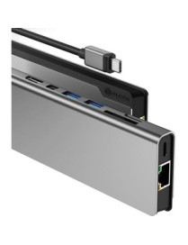 Alogic USB-C Ultra Dock PLUS Gen 2 with Power Delivery - for Notebook/Tablet/Workstation/Monitor - 100 W - USB Type C - 2 Displa