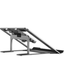 ALOGIC Metro Adjustable & Portable Folding Notebook Stand - Space Grey - ALOGIC Metro Adjustable & Portable Folding Notebook Sta