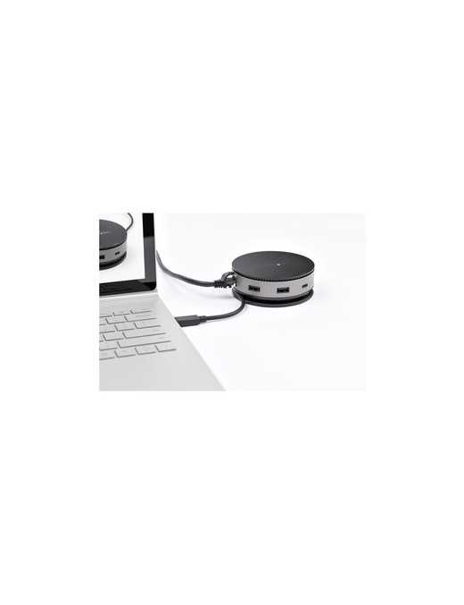 StarTech.com USB C Multiport Adapter - USB Type-C 10Gbps Mini Dock 4K 60Hz HDMI/DisplayPort/1080p VGA - 75W PD Passthrough, USB 