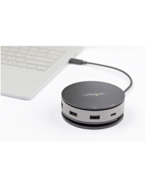 StarTech.com USB C Multiport Adapter - USB Type-C 10Gbps Mini Dock 4K 60Hz HDMI/DisplayPort/1080p VGA - 75W PD Passthrough, USB 