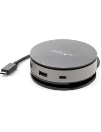 StarTech.com USB C Multiport Adapter - USB Type-C 10Gbps Mini Dock 4K 60Hz HDMI/DisplayPort/1080p VGA - 75W PD Passthrough, USB 