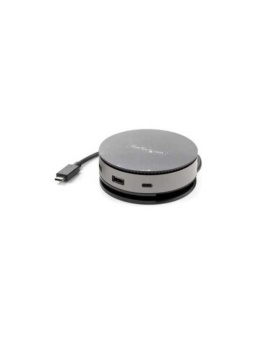 StarTech.com USB C Multiport Adapter - USB Type-C 10Gbps Mini Dock 4K 60Hz HDMI/DisplayPort/1080p VGA - 75W PD Passthrough, USB 