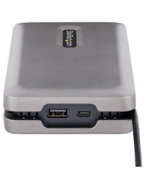 StarTech.com USB-C Multiport Adapter w/USB-C DP Alt Mode Video/4K HDMI/VGA, USB-C Dual Monitor Docking Station, Type C Mini Dock