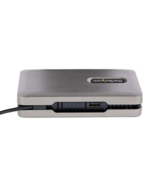 StarTech.com USB-C Multiport Adapter w/USB-C DP Alt Mode Video/4K HDMI/VGA, USB-C Dual Monitor Docking Station, Type C Mini Dock