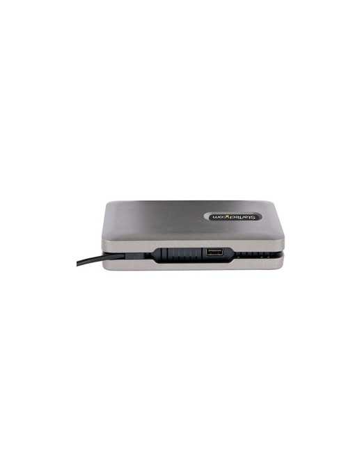 StarTech.com USB-C Multiport Adapter w/USB-C DP Alt Mode Video/4K HDMI/VGA, USB-C Dual Monitor Docking Station, Type C Mini Dock