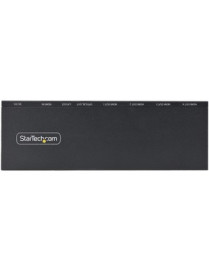 StarTech.com 4-Port HDMI Splitter, 4K 60Hz HDMI 2.0, 1 In 4 Out HDMI Splitter, 4K HDMI Splitter w/Built-in Scaler, 1x4 HDMI Disp