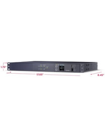 Cyber Power CyberPower Metered ATS PDU PDU24006 10-Outlets PDU - Metered - NEMA L6-20P - 8 x IEC 60320 C13, 2 x IEC 60320 C19 - 