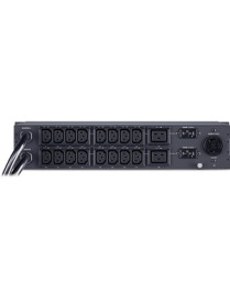 Cyber Power CyberPower Metered ATS PDU PDU24007 19-Outlets PDU - Metered - NEMA L6-30P - 16 x IEC 60320 C13, 2 x IEC 60320 C19, 