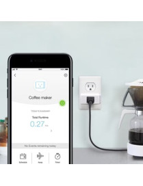 Tp Link Kasa Smart Wi-Fi Plug Lite - 1 x 3-prong Plug - 120 V AC / 15 A, 230 V AC - Alexa, Google Assistant, Microsoft Cortana, 