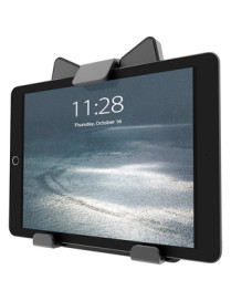 Atdec universal tablet holder - for 7in to 12in devices - VESA 100x100 - Protective soft rubber backing - Landscape to portrait 