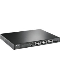 Tp Link TP-Link JetStream 28-Port Gigabit L2 Managed Switch with 24-Port PoE+ - 24 Ports - Manageable - 2 Layer Supported - Modu