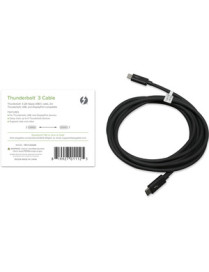 Plugable Thunderbolt 3 Cable 20Gbps Supports 100W (20V, 5A) Charging, 6.6ft/2m - 6.6 ft Thunderbolt 3 Data Transfer Cable for Ta