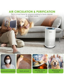 Eva Groups Ultima Cosa Aria Fresca 300 Air Purifier (White) - HEPA, Activated Carbon - 27.9 m² - White