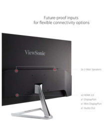 Viewsonic 32" Display, MVA Panel, 3840 x 2160 Resolution - 32" (812.80 mm) Class - MVA technology - 3840 x 2160 - 16.7 Million C