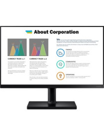 Samsung F22T454FQN 22" Full HD LCD Monitor - 16:9 - Black - 22" (558.80 mm) Class - In-plane Switching (IPS) Technology - 1920 x