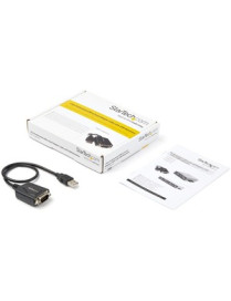 StarTech.com USB to Serial Adapter - 1 Port - COM Port Retention - Texas Instruments TIUSB3410 - USB to RS232 Adapter Cable - Ad