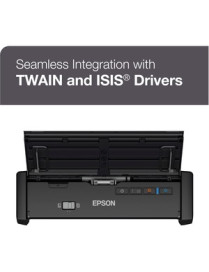 Epson DS-320 Sheetfed Scanner - 600 dpi Optical - 48-bit Color - 25 ppm (Mono) - 25 ppm (Color) - Duplex Scanning - USB