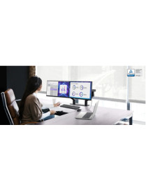 Dell P2722H 27" Full HD LED LCD Monitor - 16:9 - Black, Silver - 27" (685.80 mm) Class - In-plane Switching (IPS) Technology - 1