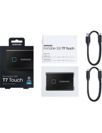 Samsung T7 MU-PC2T0K/WW 2 TB Portable Solid State Drive - External - PCI Express NVMe - Black - Gaming Console Device Supported 