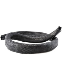 StarTech.com 10ft (3m) Cable Management Sleeve, Braided Mesh Wire Wraps/Floor Cable Covers, Computer Cable Manager/Cord Conceale