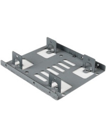 StarTech.com Dual 2.5" to 3.5" HDD Bracket for SATA Hard Drives - 2 Drive 2.5" to 3.5" Bracket for Mounting Bay - Mount two 2.5i