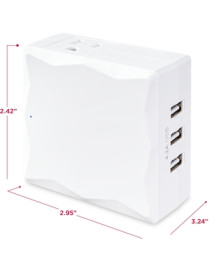 Cyber Power CyberPower Professional 2-OUtlet Surge Suppressor/Protection - 2 x NEMA 5-15R, 3 x USB - 500 J - 125 V AC Input