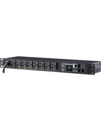 Cyber Power CyberPower PDU41001 8-Outlet PDU - Switched - NEMA 5-15P - 8 x NEMA 5-15R - 120 V AC - Network (RJ-45) - 1U - Horizo