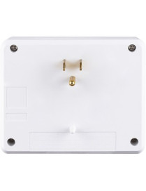 Cyber Power CyberPower P3WU Wall Tap Outlet - NEMA 5-15R Outlet(s), NEMA 5-15P Plug Type, Wall Tap Plug Style, White