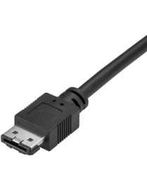 StarTech.com eSATA/USB Data Transfer Cable - 1 Pack - 1 x 7-pin eSATA - Male - 1 x 24-pin USB 3.0 Type C - Male - Black