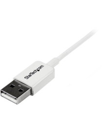 StarTech.com 1m White Micro USB Cable - A to Micro B - Charge or sync your Micro USB devices, with this high-quality white USB 2