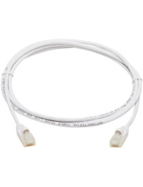 Tripp Lite Safe-IT N261AB-S07-WH Cat.6a UTP Network Cable - 7 ft Category 6a Network Cable for Network Device, Patch Panel, Swit