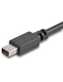 StarTech.com 6 ft. / 1.8 m USB-C to Mini DisplayPort Cable - 4K 60Hz - Black - USB 3.1 Type-C to Mini DP Adapter Cable - mDP Cab