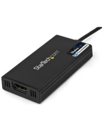 StarTech.com USB 3.0 to HDMI Adapter, 4K 30Hz, DisplayLink Certified, USB Type-A to HDMI Display Adapter Converter, External Gra