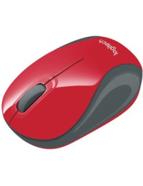 Logitech Wireless Mini Mouse M187 Ultra Portable, 2.4 GHz with USB Receiver, 1000 DPI Optical Tracking, 3-Buttons, PC / Mac / La