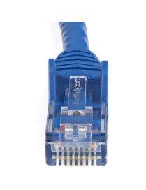 StarTech.com 6in CAT6 Ethernet Cable - Blue Snagless Gigabit - 100W PoE UTP 650MHz Category 6 Patch Cord UL Certified Wiring/TIA